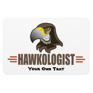 HAWKS - Birds, School Sports Team Mascot Magnet