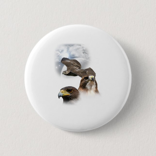 Hawks Button (Front)