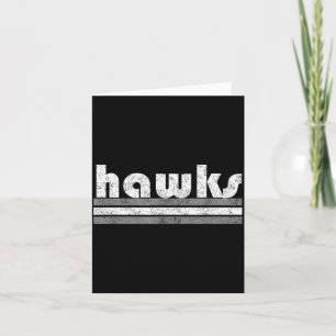 Hawks School Spirit Pep Rally Game Sports Gray Card