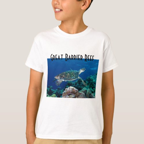 Hawksbill Sea Turtle Great Barrier Reef Coral Sea T_Shirt