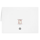 Hawksbill Turtles card (Back Horizontal)