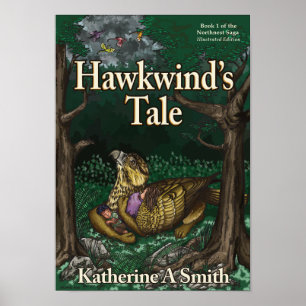 Hawkwind's Tale: Illustrated Version (cover) Poster