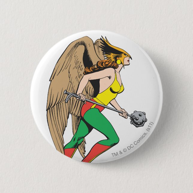 Hawkwoman Profile Button (Front)