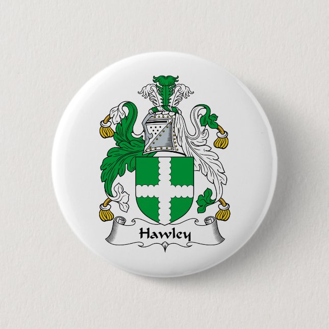 Hawley Family Crest Button (Front)