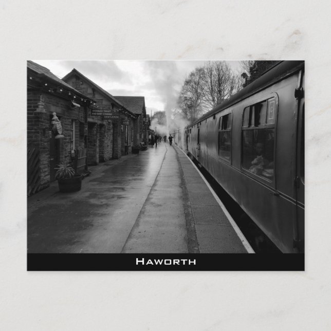 Haworth Railway Station Postcard (Front)