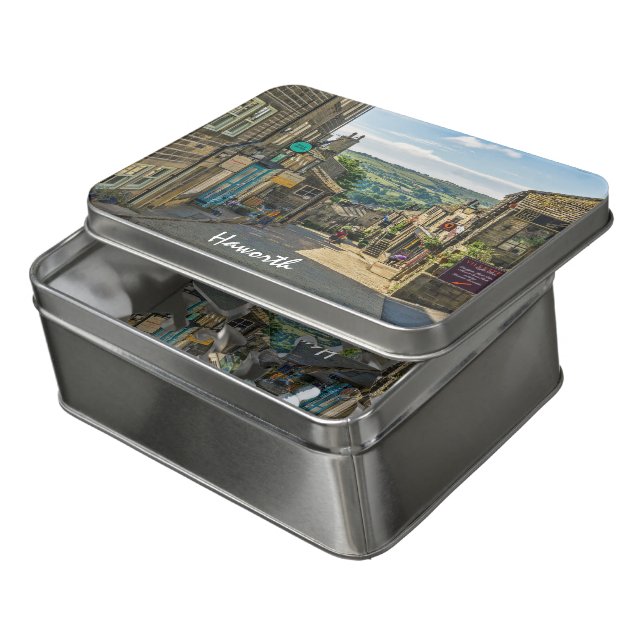 Haworth Yorkshire Dales Scenic Picturesque  Jigsaw Puzzle (Lid Open)