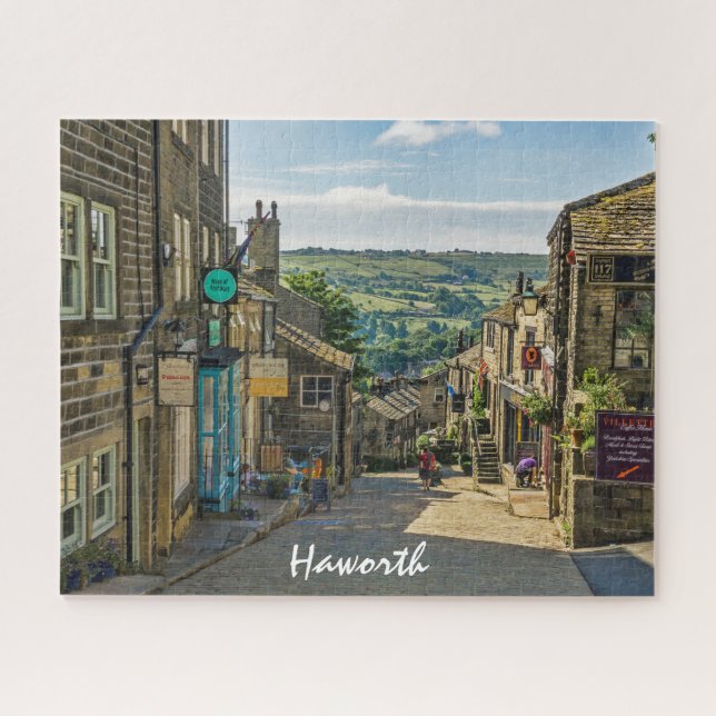 Haworth Yorkshire Dales Scenic Picturesque Jigsaw Puzzle (Horizontal)