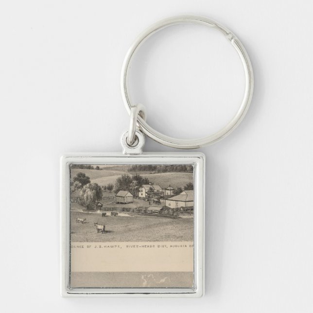 Hawpe, Seawright residences Keychain (Front)