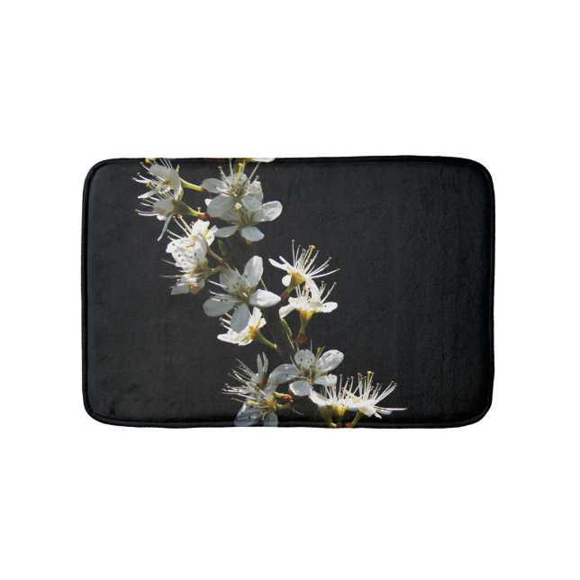 Hawthorn Flowers bmcnm Bath Mat (Front)