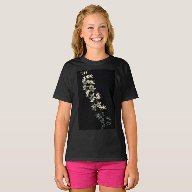 Hawthorn Flowers gccnm T-Shirt (Front Full)