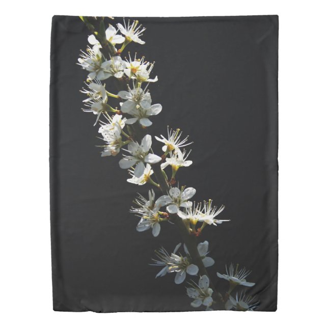 Hawthorn Flowers tccna Duvet Cover (Front)