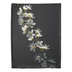 Hawthorn Flowers tccnm Duvet Cover