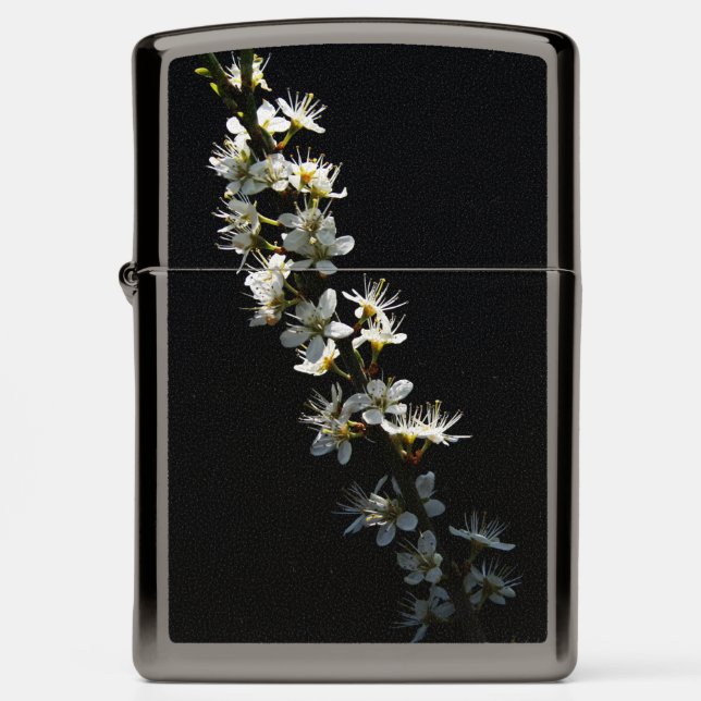 Hawthorn Flowers zlcna Zippo Lighter (Front)