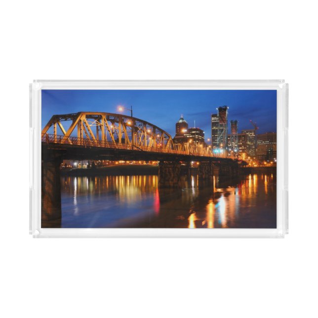 Hawthorne Bridge Acrylic Tray (Front)