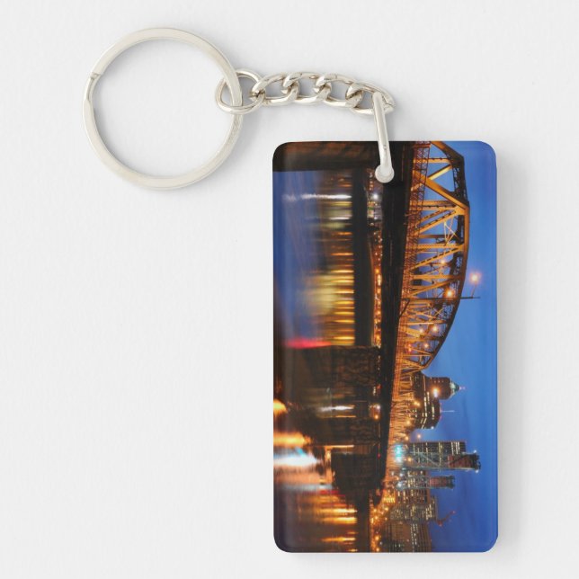 Hawthorne Bridge Keychain (Front)