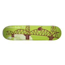 Hawthorne Bridge, PDX Skateboard Deck