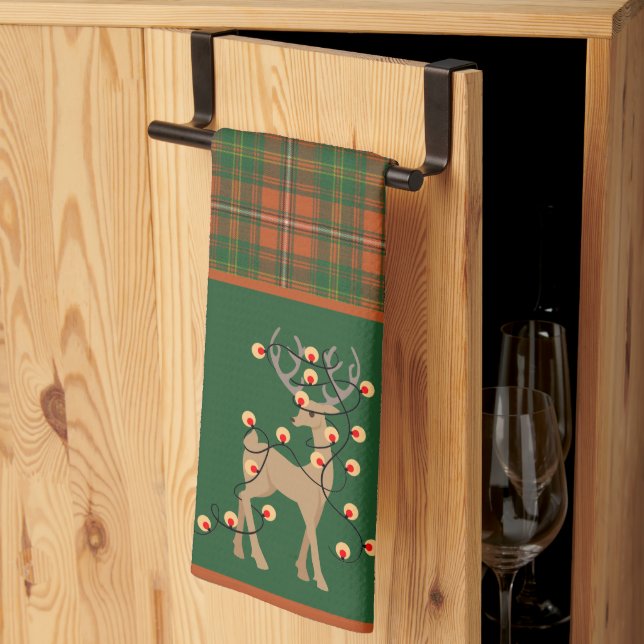 Hay Ancient Original Tartan Christmas Kitchen Towel (Thirds Fold)