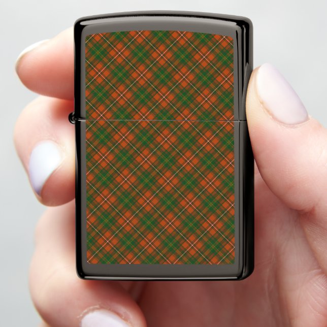 Hay Ancient Scottish Clan Tartan Zippo Lighter (In Hand)