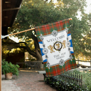 Hay Ancient Tartan Garden Flag - Tartan Flag Clan 