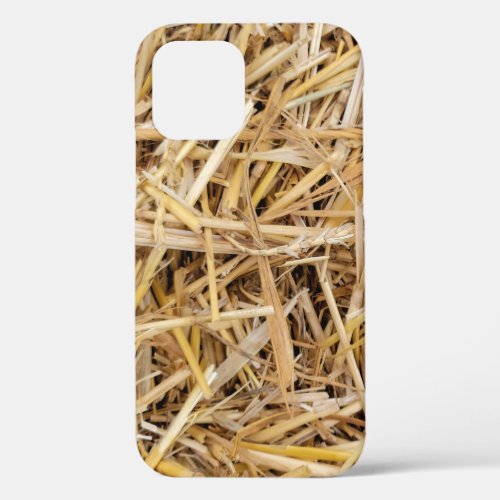 Hay Bale Background iPhone 12 Case