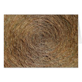Hay Bale Blank Card (Front Horizontal)