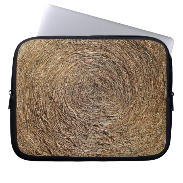 Hay Bale Laptop Sleeve (Front)