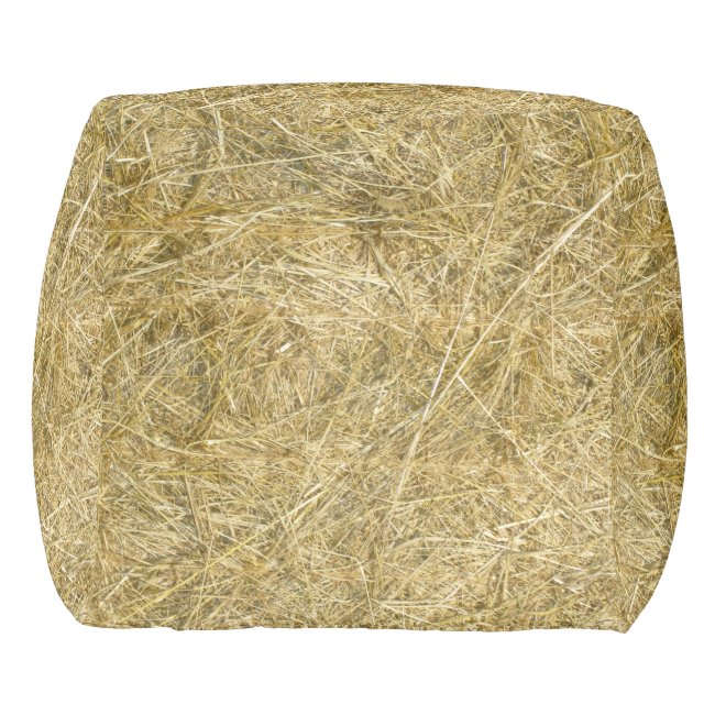 Hay Bale Pouf