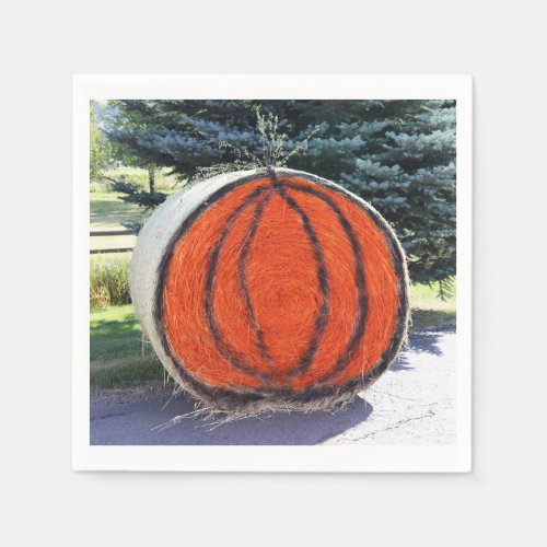 HAY BALE PUMPKIN NAPKINS