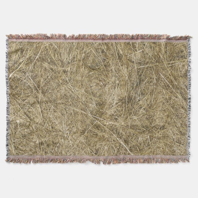 Hay Bale Throw Blanket (Front)