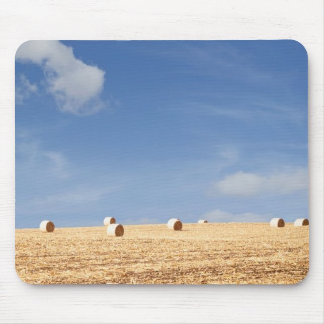 Hay Bales on Field Mouse Pad (Front)