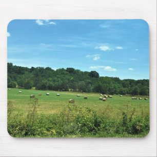 Hay Bales, Wytheville, Virginia Mouse Pad