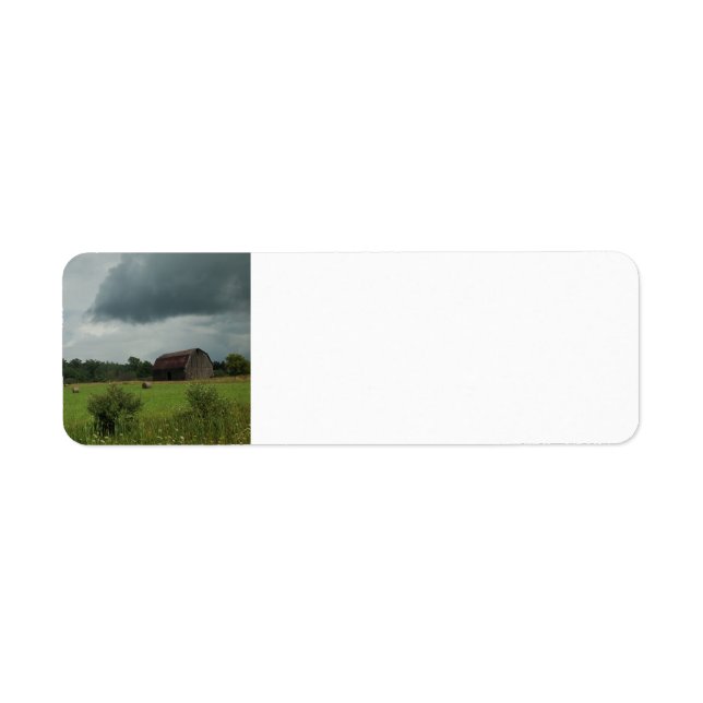 Hay Barn and Field  Label (Front)