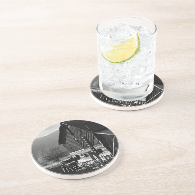 Hay Barn Drink Coaster (Side)