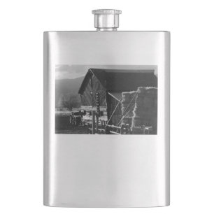 Hay Barn Hip Flask