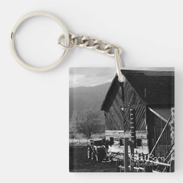Hay Barn Keychain (Front)
