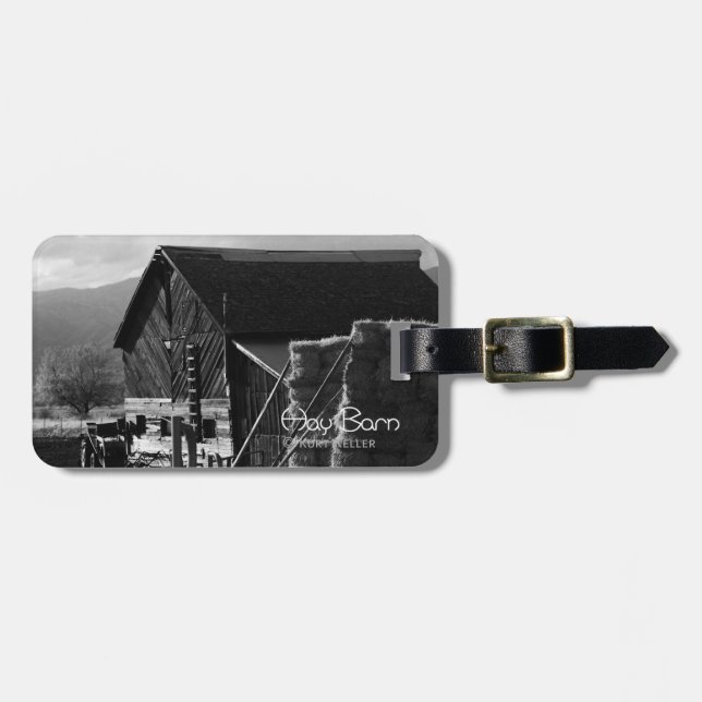 Hay Barn Luggage Tag (Front Horizontal)