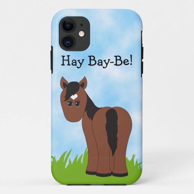 Hay Bay-Be Horse iPhone 5 Case (Back)