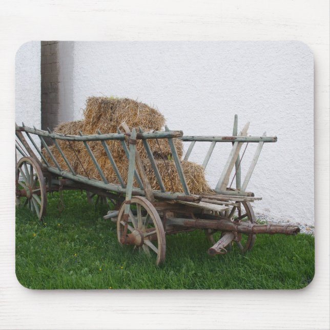 Hay Cart Mouse Pad (Front)