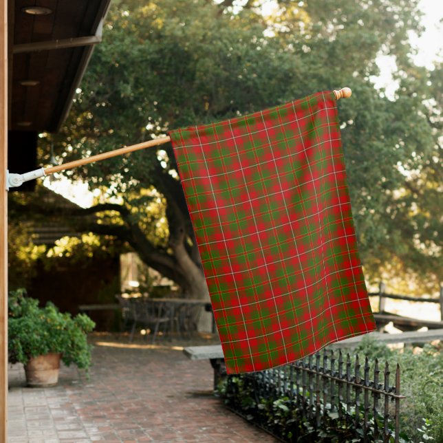 Hay Clan Tartan House Flag (In SItu)