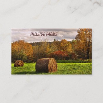 Hay For Sale Business Card by Bebops at Zazzle