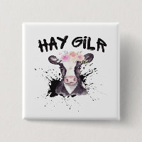 Hay Girl Farmer Funny Cattle Cow Farm Lovers