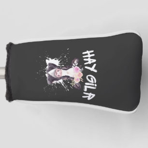 Hay Girl Farmer Funny Cattle Cow Farm Lovers Golf Head Cover