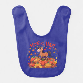Hay Girl, Hay! Baby Bib