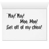 Hay! Hay! 2 Cards (Inside Horizontal (Bottom))