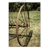 Hay Rake Wheel Aged (Front)