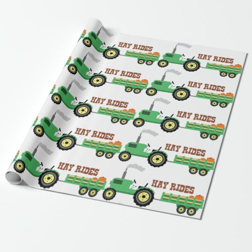 Hay Rides Wrapping Paper