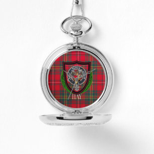 Hay Scottish Clan Tartan & Crest Watch