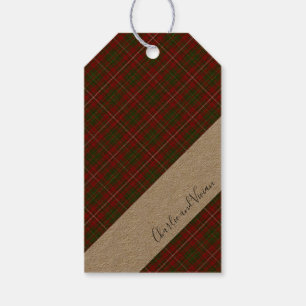 Hay Scottish Clan Tartan Plaid Pattern Gift Tags