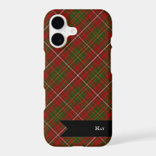 Hay Scottish Clan Tartan Plaid Pattern iPhone 17 Case