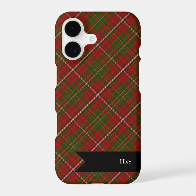 Hay Scottish Clan Tartan Plaid Pattern iPhone Case (Back)